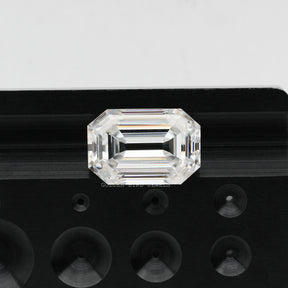 view of Old Mine Emerald Cut Loose Stone