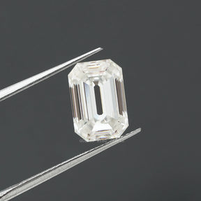 3.85 Carat Old Mine Emerald Cut Loose Moissanite