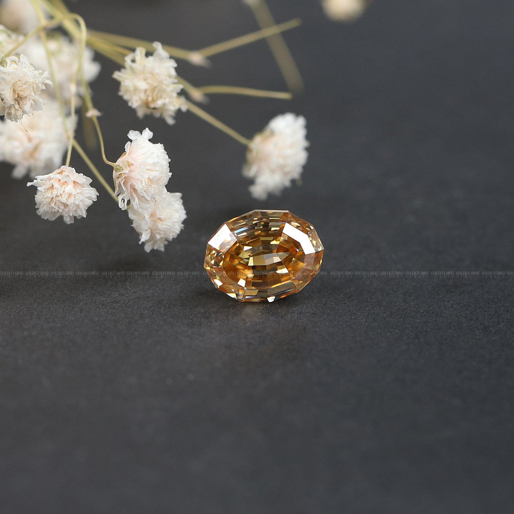 View Of Moissanite Oval Cut Loose