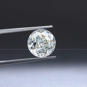 Portuguese Cut Round Loose Moissanite Stone