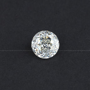Portuguese Round Cut Loose Moissanite in Unique Pattern 