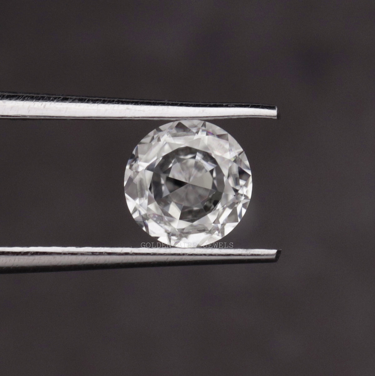 Rose Cut Round Loose Moissanite Stone