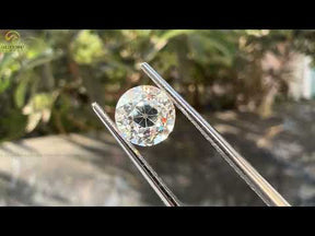 YouTube Video Of Old European Round Cut Loose Moissanite