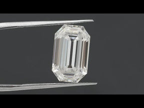 YouTube Video Of Old Mine Emerald Cut Loose Moissanite